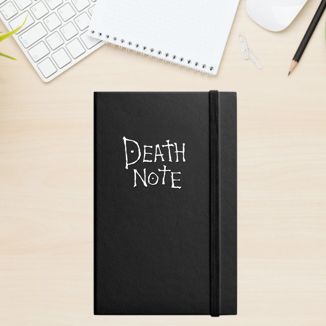 Death Note Diary Anime | Journal | Notebook with Elastic Band A5 Diary Ruled 174 Pages